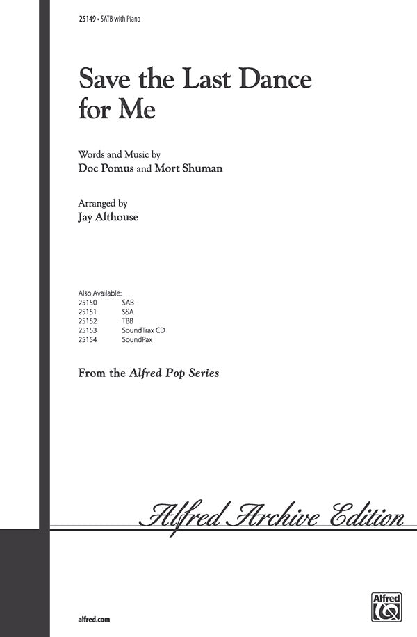 Save the Last Dance for Me Sheet Music Preview
