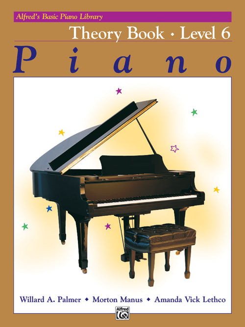 Alfred's Basic Piano Library: Theory Book 6 Cover Image