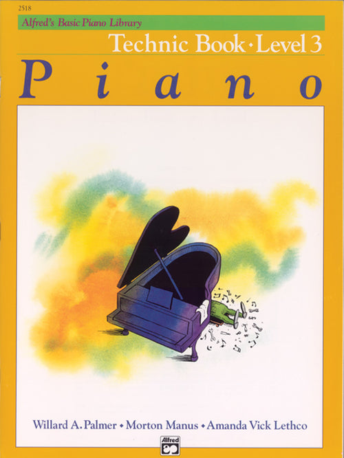 Alfred's Basic Piano Library: Technic Book 3 Sheet Music Preview