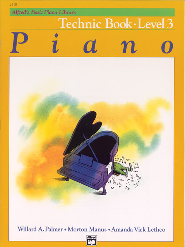 Alfred's Basic Piano Library: Technic Book 3 Sheet Music Preview