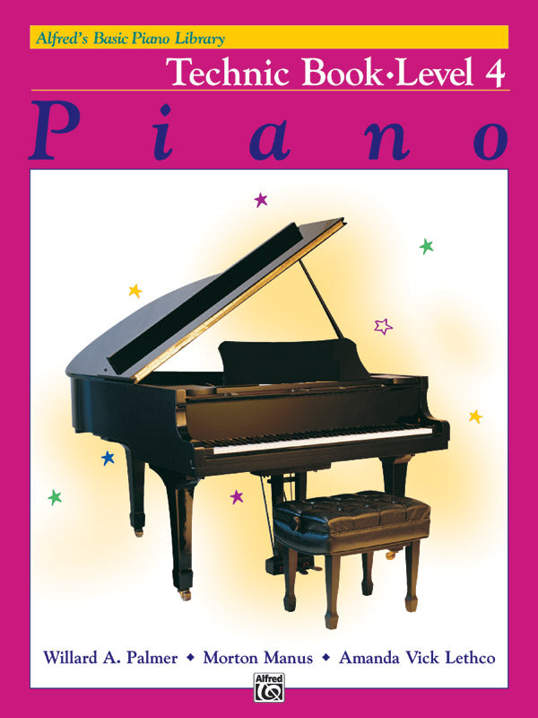 Alfred's Basic Piano Library: Technic Book 4 Sheet Music Preview