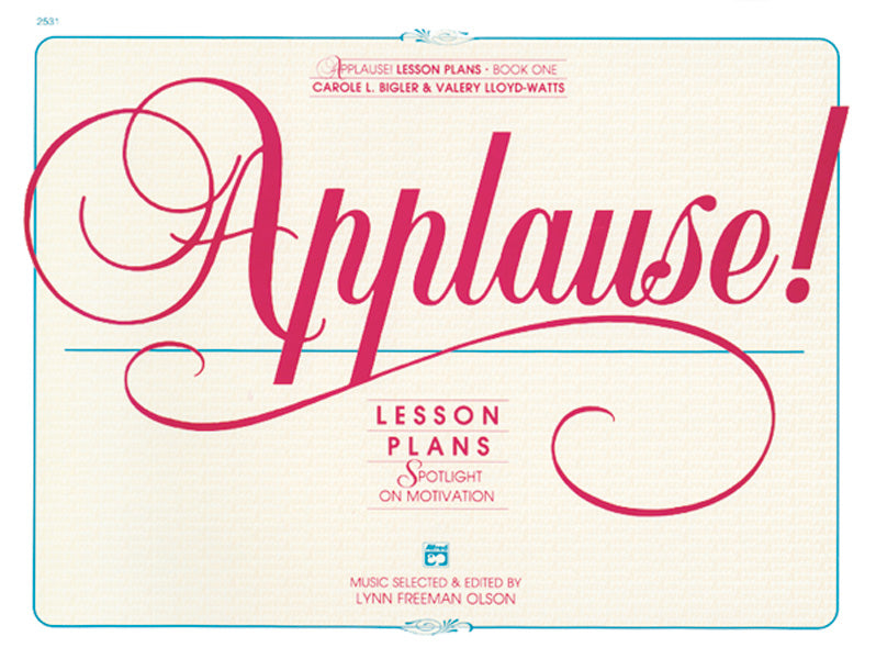 Applause! Lesson Plans, Book 1 Cover Image