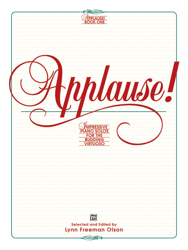 Applause!, Book 1: Piano Book – Alfred Music