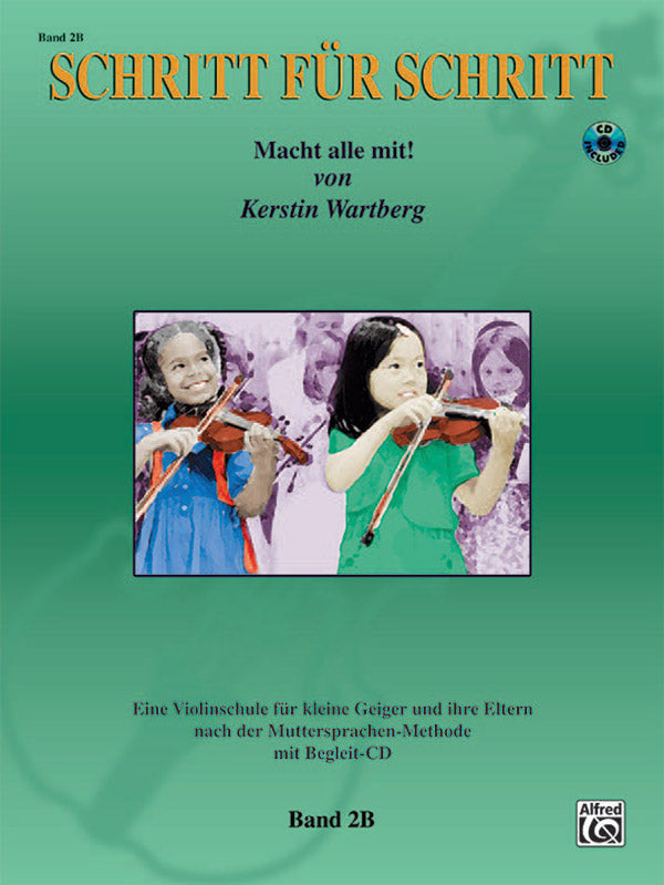 Schritt für Schritt Band 2B: Violin Book & CD – Alfred Music