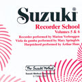 Suzuki Recorder School (Soprano and Alto Recorder) CD, Volume 5 & 6 Cover Image