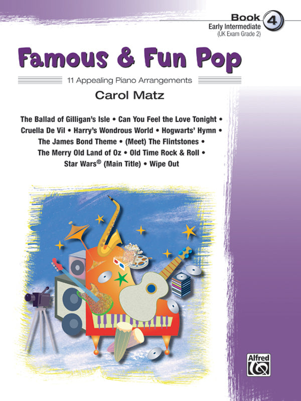 Famous & Fun Pop, Book 4 Cover Image