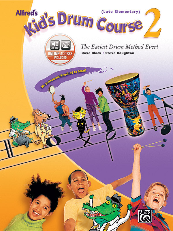 Alfred's Kid's Drum Course 2 Cover Image