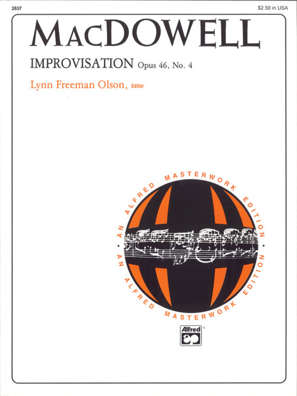 MacDowell: Improvisation, Opus 46, No. 4 Cover Image