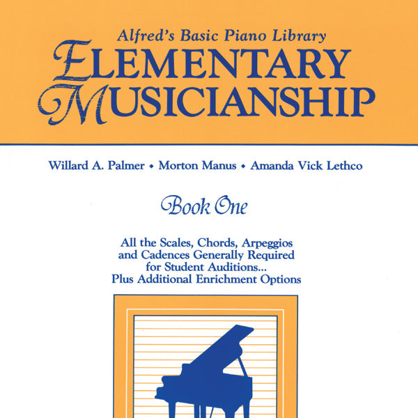 Alfred's Basic Piano Library Musicianship Book One: Elementary Musicianship Cover Image