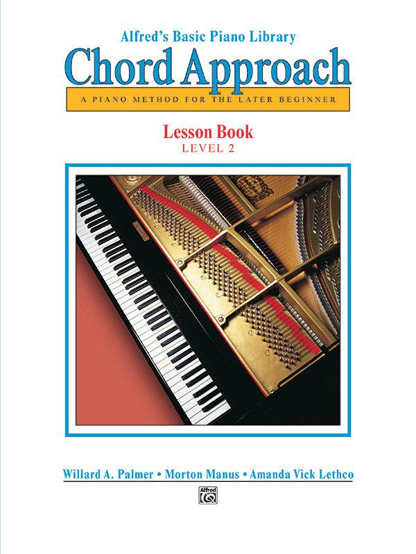 Alfred's Basic Piano: Chord Approach Lesson Book 2 Cover Image
