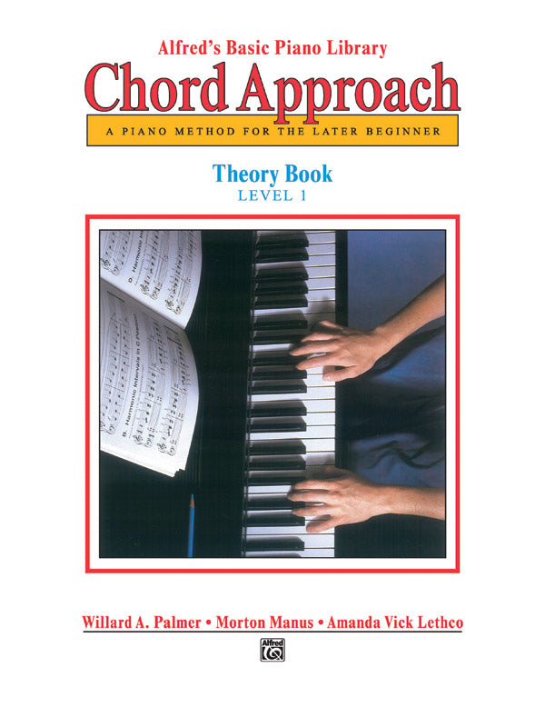 Alfred's Basic Piano: Chord Approach Theory Book 1 Cover Image