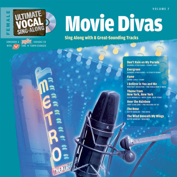 Ultimate Vocal Sing-Along: Movie Divas (Female Voice) Cover Image
