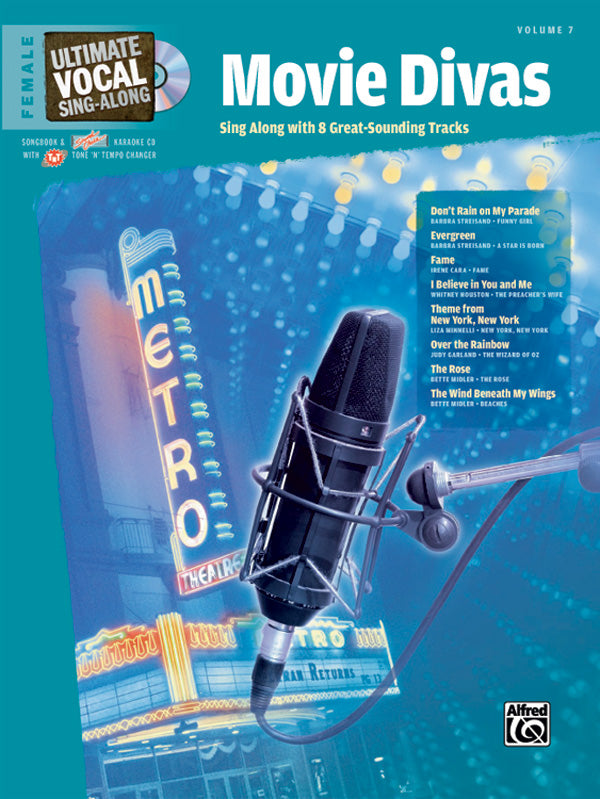 Ultimate Vocal Sing-Along: Movie Divas (Female Voice) Cover Image