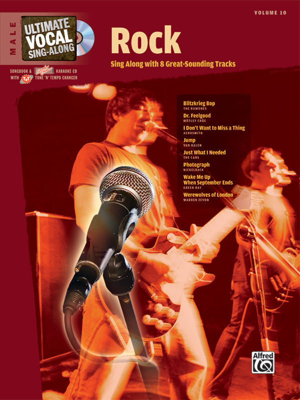 Ultimate Vocal Sing-Along: Rock (Male Voice) Cover Image