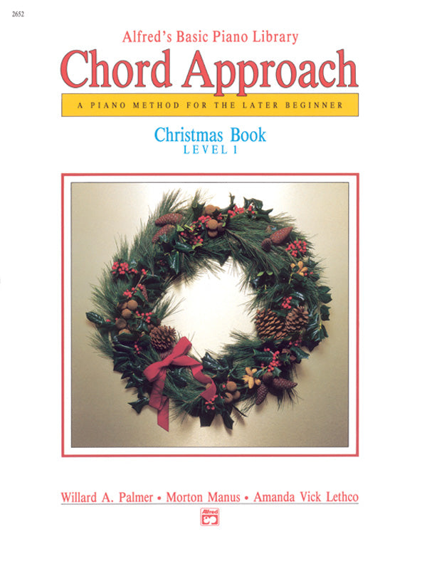 Alfred's Basic Piano: Chord Approach Christmas Book 1 Cover Image