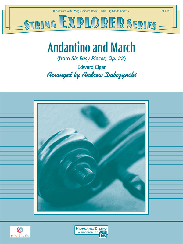 Andantino and March: String Bass Sheet Music Preview