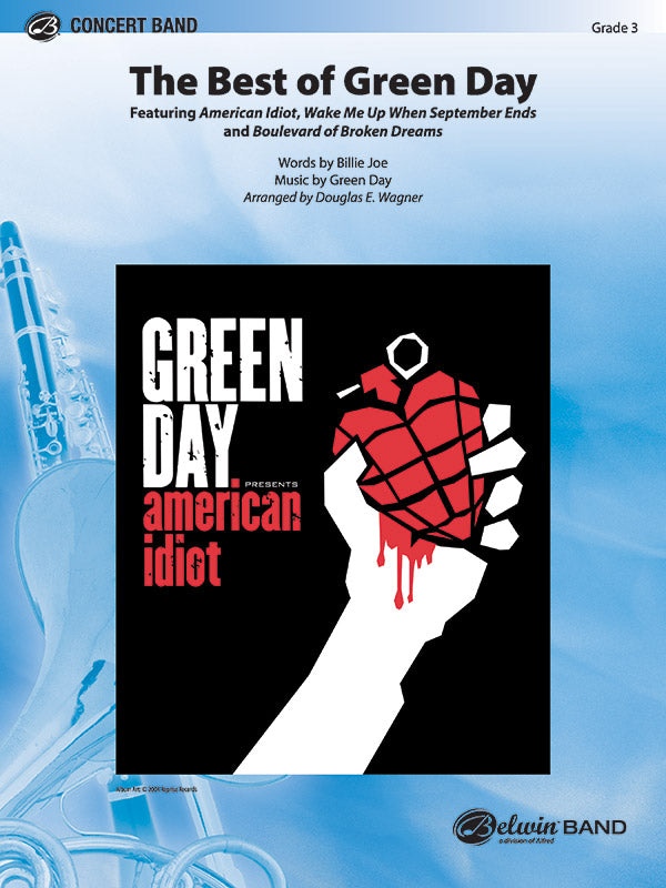 The Best of Green Day: 3rd B-flat Clarinet Sheet Music Preview