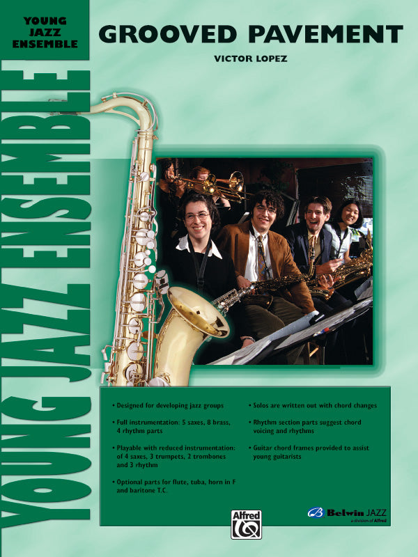 Grooved Pavement: 1st B-flat Trumpet Sheet Music Preview