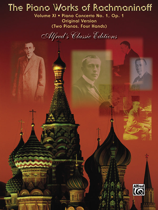 The Piano Works of Rachmaninoff, [0k*] Volume XI: Piano Concerto No. 1, Opus 1 (Two Pianos, Four Hands) Cover Image