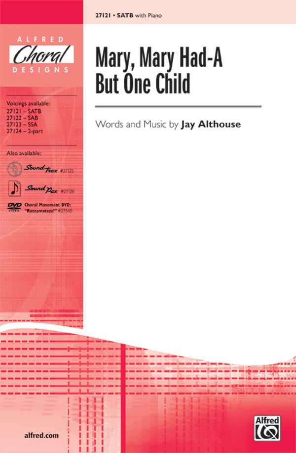 Mary, Mary Had-A But One Child Sheet Music Preview