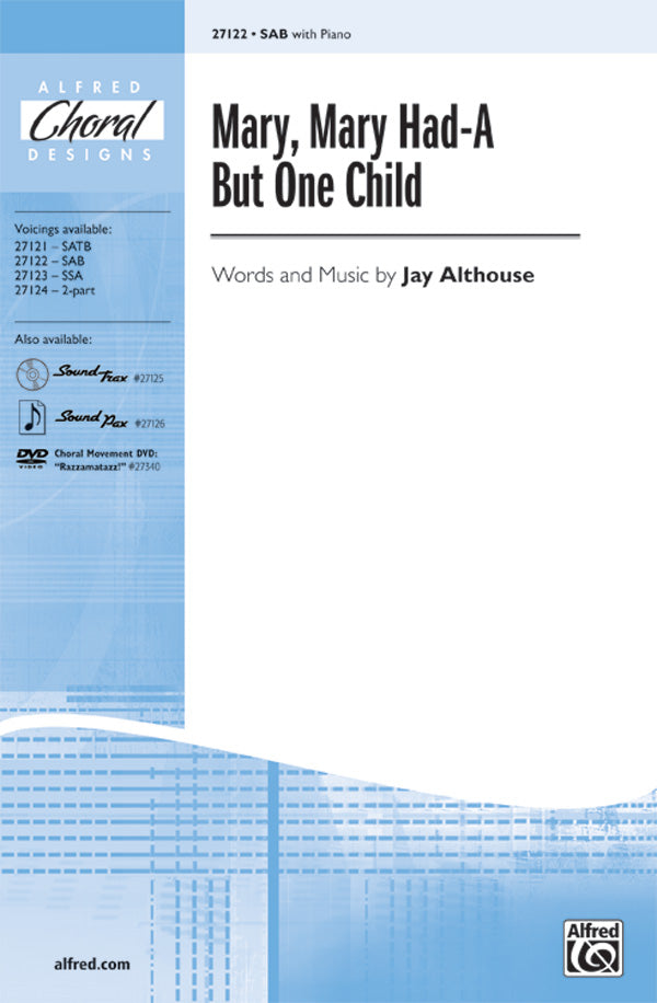Mary, Mary Had-A But One Child Sheet Music Preview