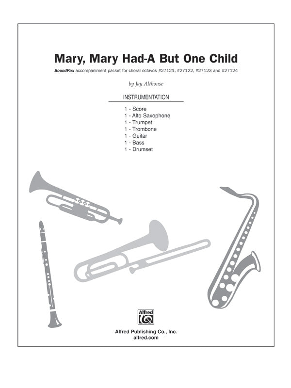 Mary, Mary Had-A But One Child: Drums Sheet Music Preview