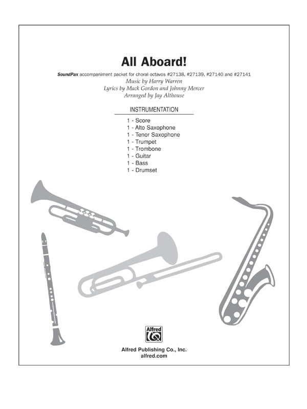 All Aboard!: B-flat Tenor Saxophone Sheet Music Preview