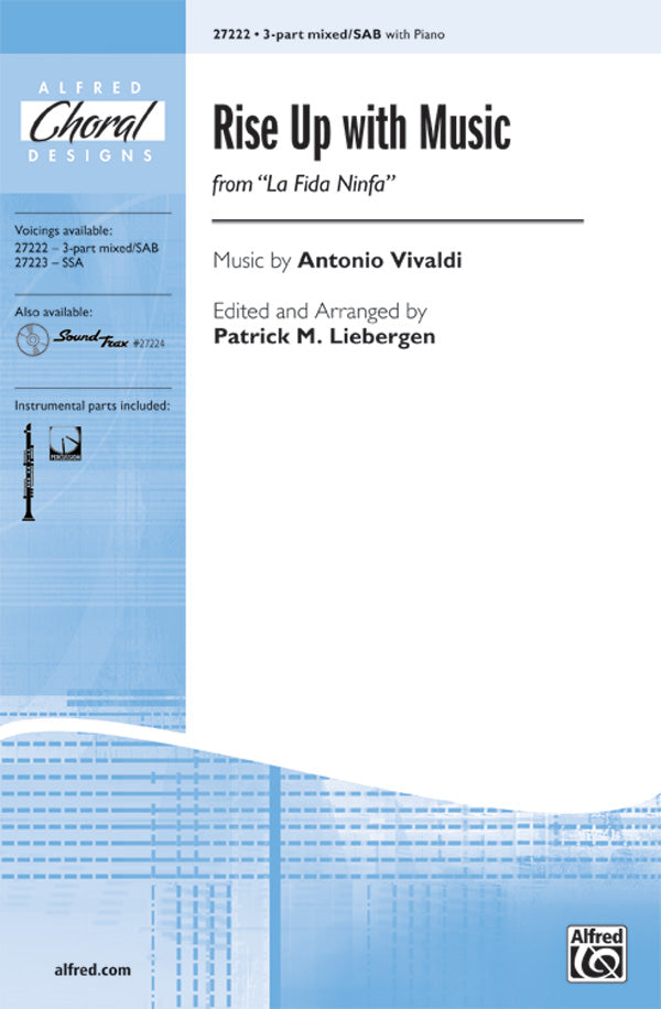 Rise Up with Music (from <I>La Fida Ninfa</I>) Sheet Music Preview