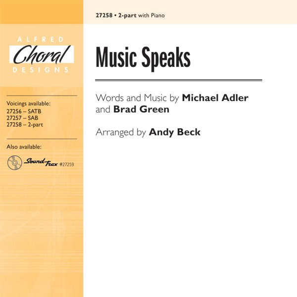 Music Speaks Sheet Music Preview
