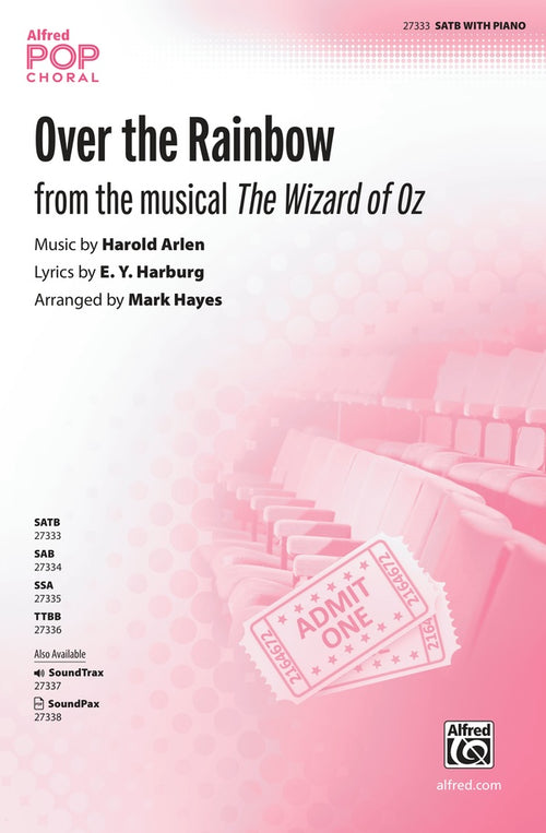 Over the Rainbow (from the musical <I>The Wizard of Oz</I>) Sheet Music Preview