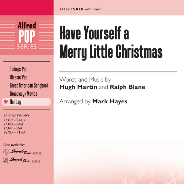 Have Yourself a Merry Little Christmas Sheet Music Preview