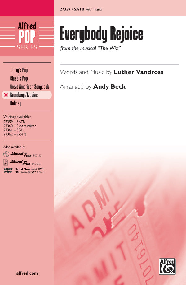 Everybody Rejoice (from <I>The Wiz</I>) Sheet Music Preview