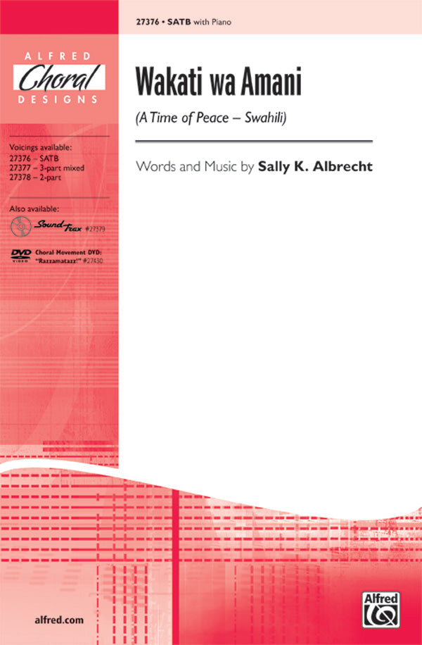 Wakati wa Amani (A Time of Peace - Swahili) Sheet Music Preview