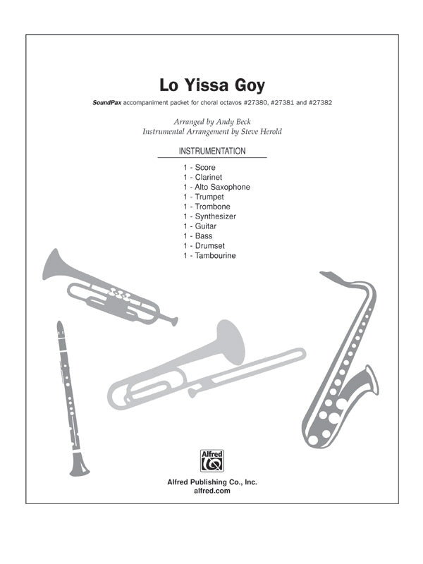 Lo Yissa Goy: 1st B-flat Trumpet Sheet Music Preview