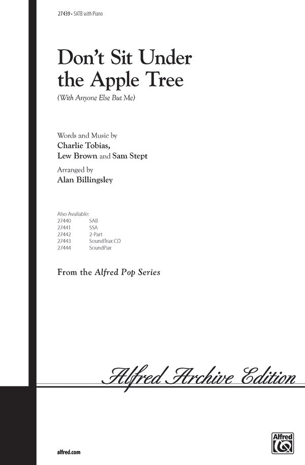 Don't Sit Under the Apple Tree Sheet Music Preview