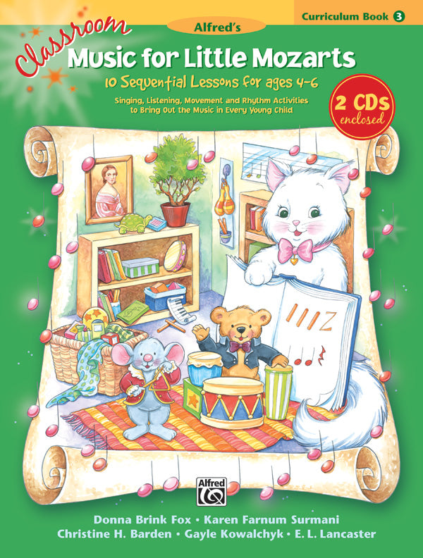 Classroom Music for Little Mozarts: Curriculum Book 3 & CD Cover Image