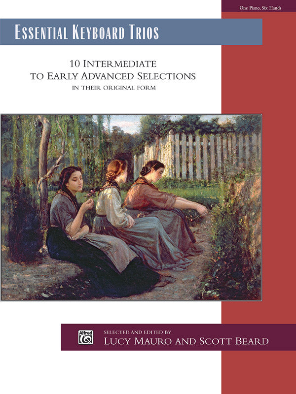 Essential Keyboard Trios: 10 Intermediate to Early Advanced Selections in Their Original Form - Piano Trio (1 Piano, 6 Hands) Sheet Music Preview