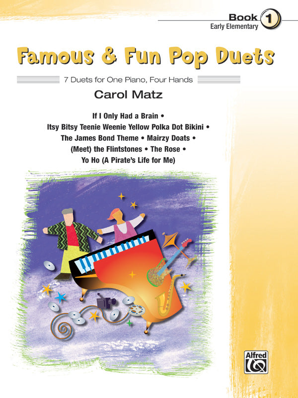 Famous & Fun Pop Duets, Book 1 Cover Image