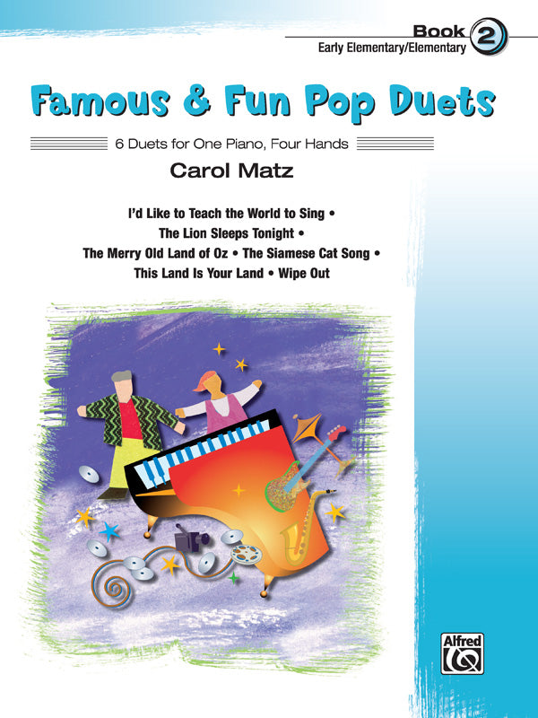 Famous & Fun Pop Duets, Book 2 Cover Image