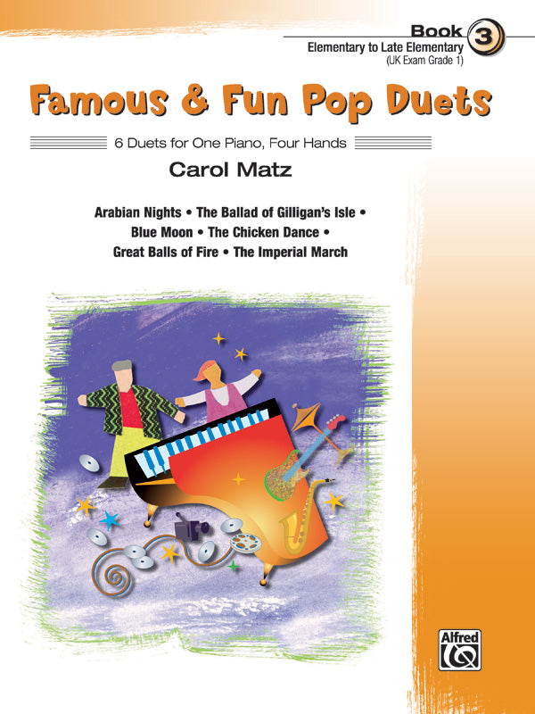 Famous & Fun Pop Duets, Book 3 Cover Image