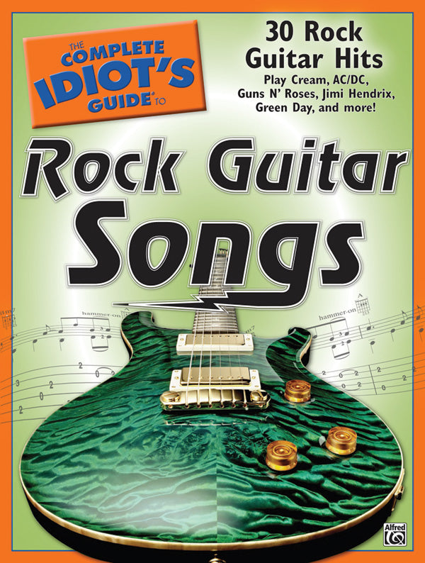 The Complete Idiot's Guide to Rock Guitar Songs Cover Image