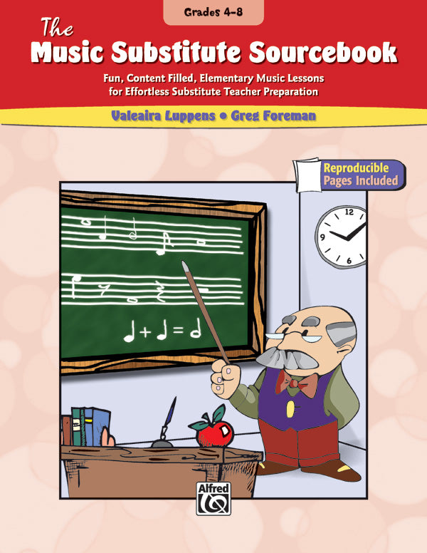 The Music Substitute Sourcebook, Grades 4--8 Cover Image