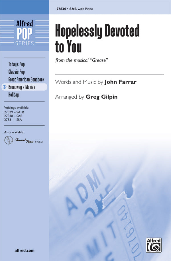 Hopelessly Devoted to You Cover Image