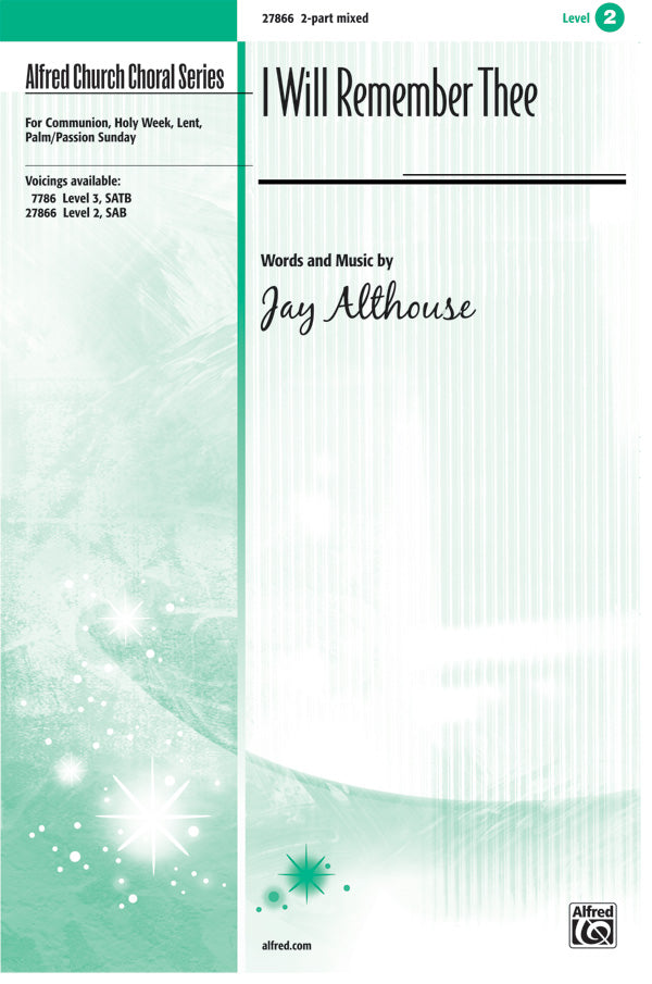 I Will Remember Thee Cover Image