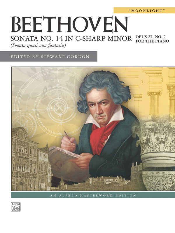Beethoven: Sonata No. 14 in C-sharp Minor, Opus 27, No. 2 ("Moonlight") Cover Image