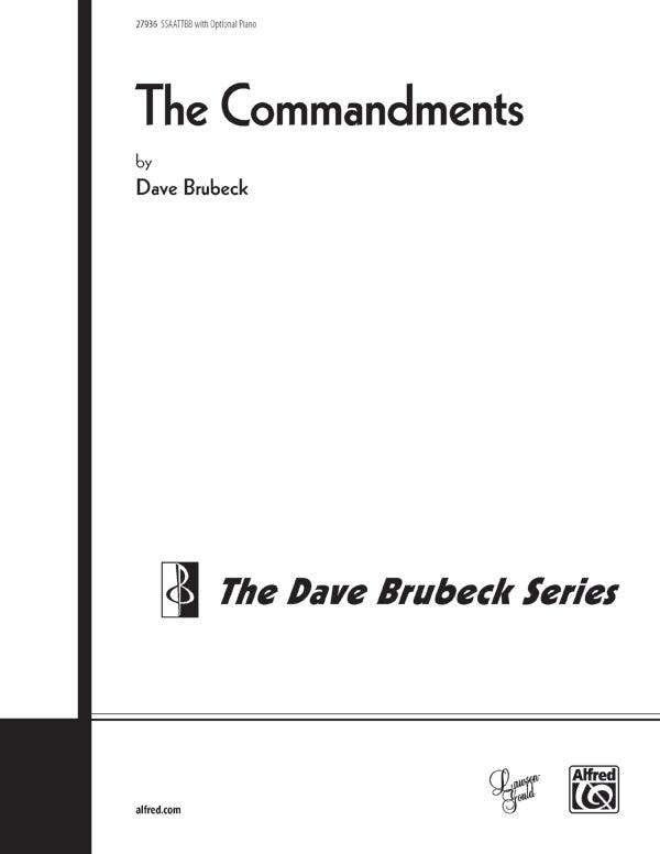 The Commandments Sheet Music Preview