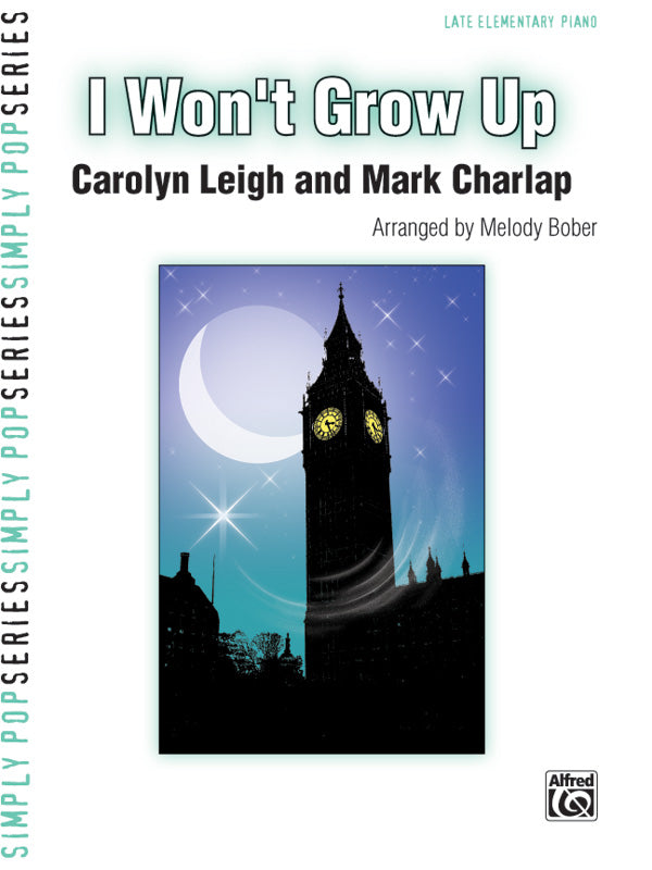 I Won't Grow Up (from <I>Peter Pan</I>) Cover Image