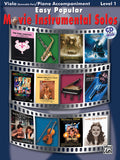 Easy Popular Movie Instrumental Solos for Strings Cover Image