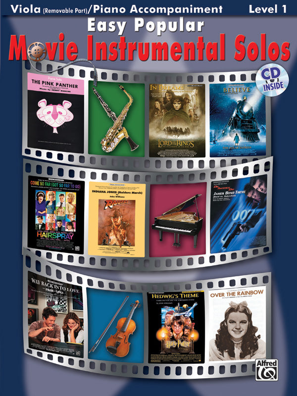 Easy Popular Movie Instrumental Solos for Strings Cover Image