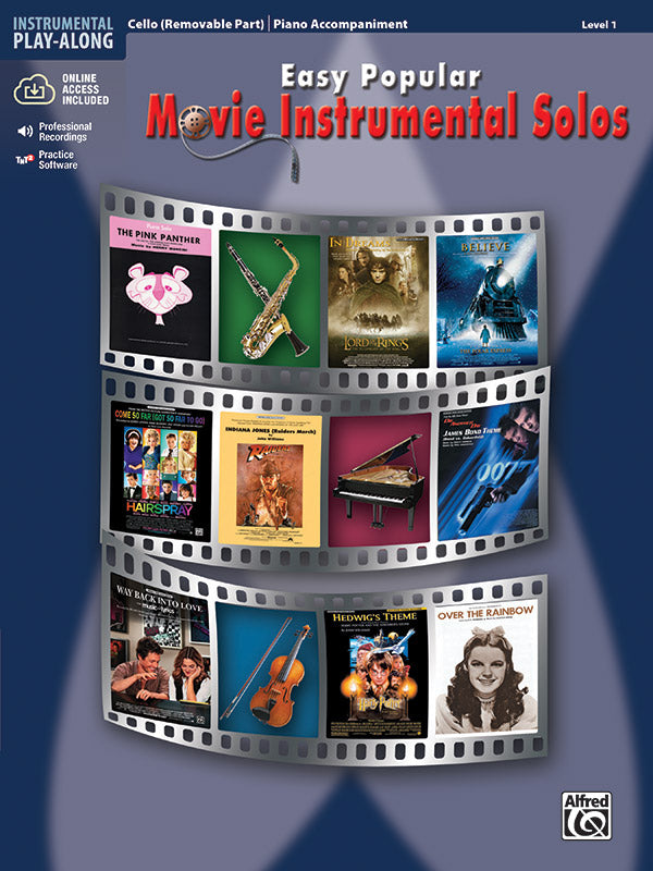 Easy Popular Movie Instrumental Solos for Strings Cover Image
